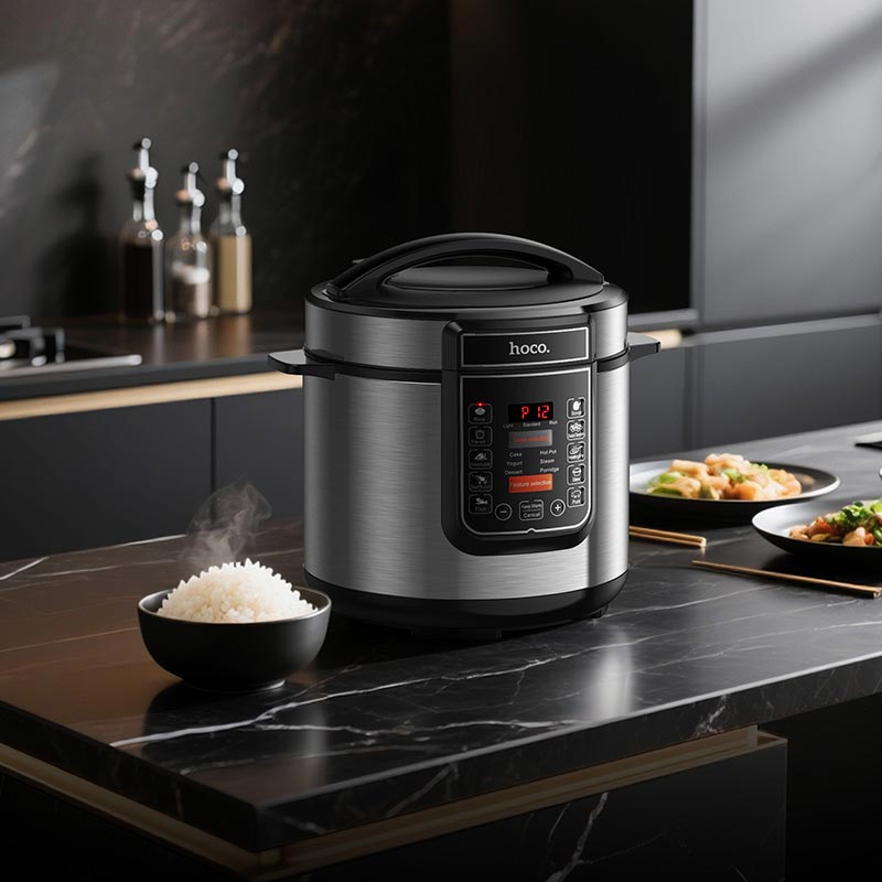 Oală sub presiune electrică multifuncțională Hoco HJD27A, 6L (UE)