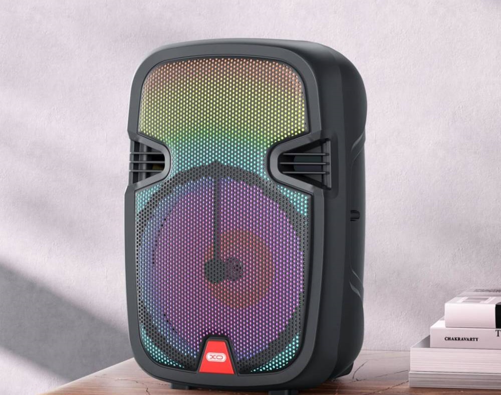 Boxă Bluetooth RGB pentru exterior XO F51 Color Jade (cu telecomandă + microfon cu fir *1)