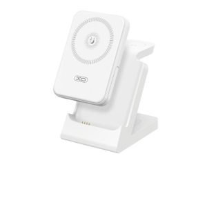 Baterie externă cu încărcare wireless XO CX033 + încărcător Apple Watch + încărcător wireless pentru căști 3 în 1