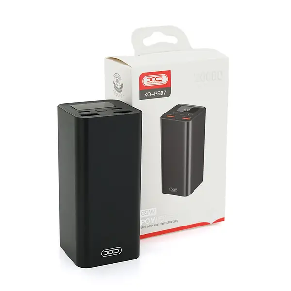Baterie externă XO PB97 PD65W pentru laptop, 20000mAh