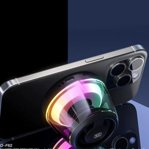 XO F62 mini Căști audio Bluetooth portabile magnetice 5W (Accesorii: Inel magnetic + Șnur de prindere + Cablu de date)