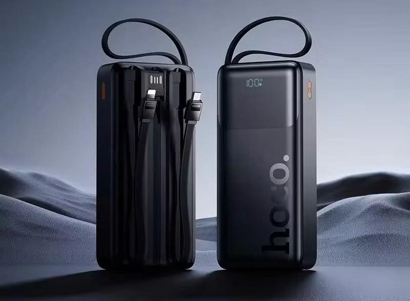 Acumulator extern Hoco J156A Founder 22.5W+PD20W complet compatibil cu patru cabluri (20000mAh)