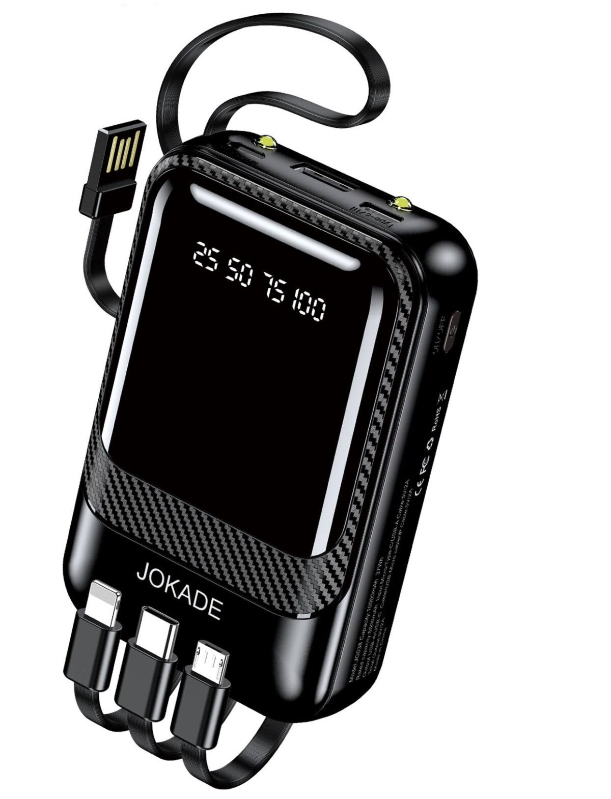 Baterie externă cu patru fire pentru iluminat Jokade JG038 seria SHENGYUAN (10000mAh)