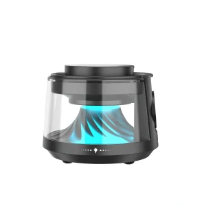 Încărcător wireless Wiwu 5 în 1 cu lumină ambientală și difuzor Wi-W039