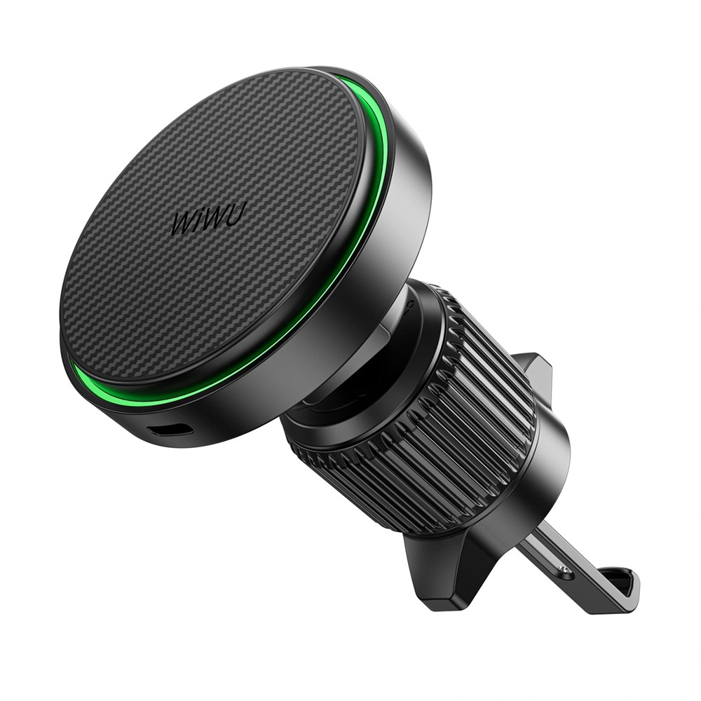 Încărcător auto magnetic wireless Wiwu 15W Qi2.0 Warriors CH-325 Negru