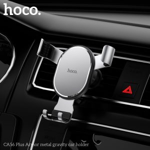 Suport auto Hoco CA56 Plus Armor metalic, negru