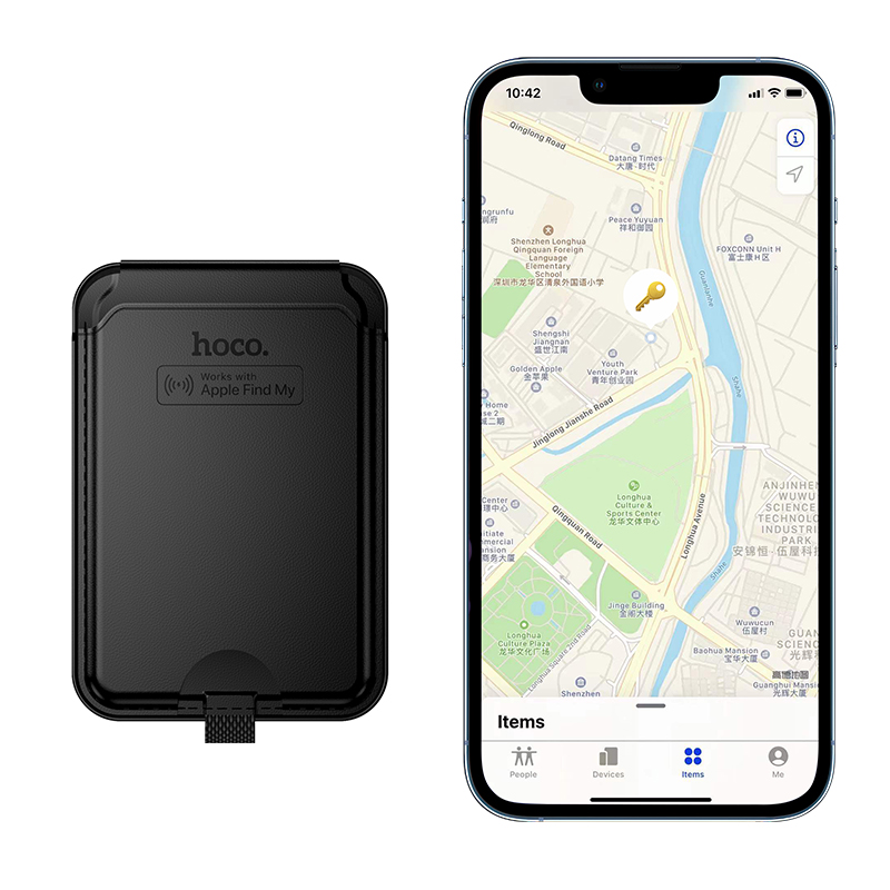 Suport magnetic inteligent pentru carduri Hoco E91I Tiger (reîncărcabil)
