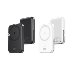 Încărcare wireless magnetică XO PR242 15W + încărcare rapidă cu port C PD20W, alimentare mobilă cu suport în formă de U, 5000mAh