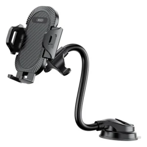 Suport auto XO C85 cu placă de prindere Negru