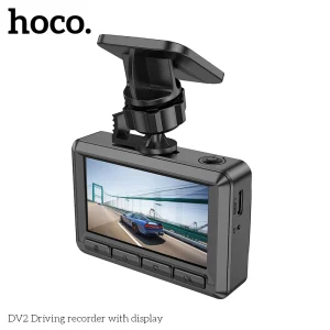 Recorder de conducere Hoco DV2 cu afișaj negru