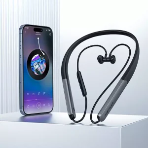 Căști Bluetooth AceFast N1, negre, pentru agățarea la gât
