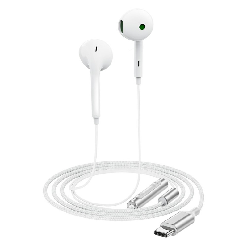 Căști semi-intraauriculare AceFast L7 USB-C (tip C) cu fir și microfon