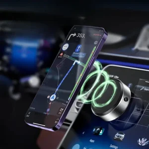 Hoco DCA47 Suport magnetic pentru telefon mobil cu adsorbție în vid superioară, negru