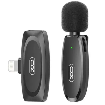 Microfon lavalieră wireless cu latență redusă și o singură atingere XO MKF08B Lightning