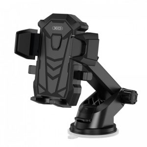 Suport auto XO C76 cu placă de prindere Negru