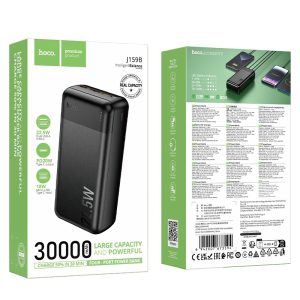 Acumulator extern Hoco J159B Essence 22.5W+PD20W complet compatibil (30000mAh)