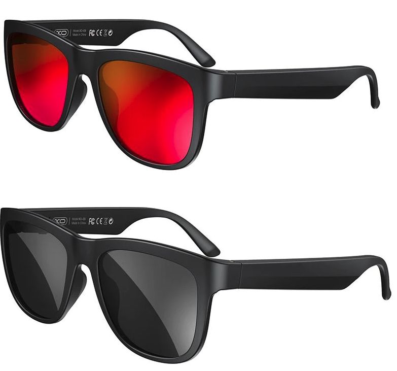 Ochelari audio inteligenți XO E6 Weijing, ochelari de soare cu protecție UV