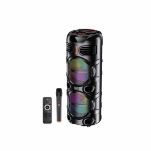 KAKUSIGA KK-8203 LEINI colorful speaker light wireless speaker Black