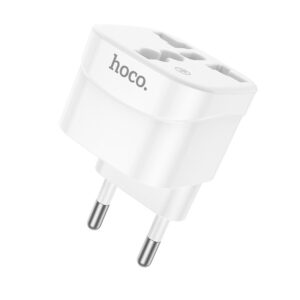 Hoco DC60 Central socket adapter(EU) white