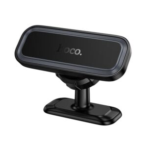 Hoco H108 Carte magnetic car holder(center console) black metal grey