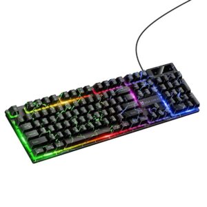 Hoco GM701 Trofeo wired gaming keyboard(Cyrillic version) black
