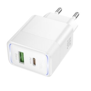 Hoco CS112A Lounge PD30W+QC3.0 charger(EU) white