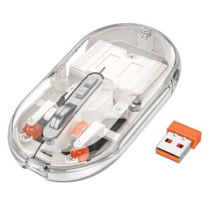 Hoco DI101 General dual-mode silent wireless mouse(battery version) white