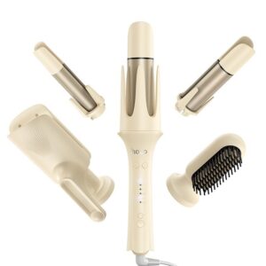 Hoco DAR87 five-in-one automatic curling iron(EU)(Russian version) beige