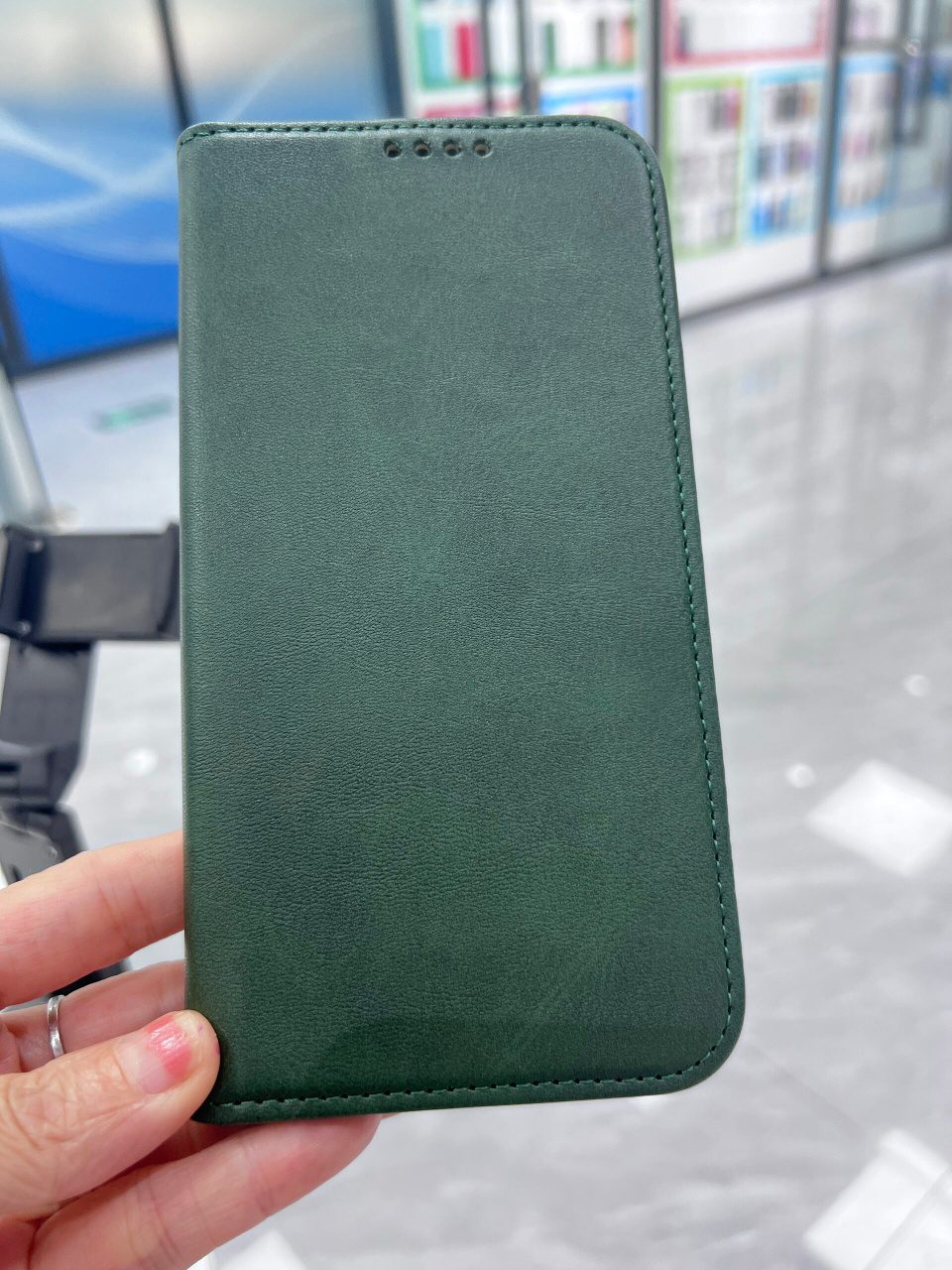 Leather Case IP 15 — Brown - imagine 3