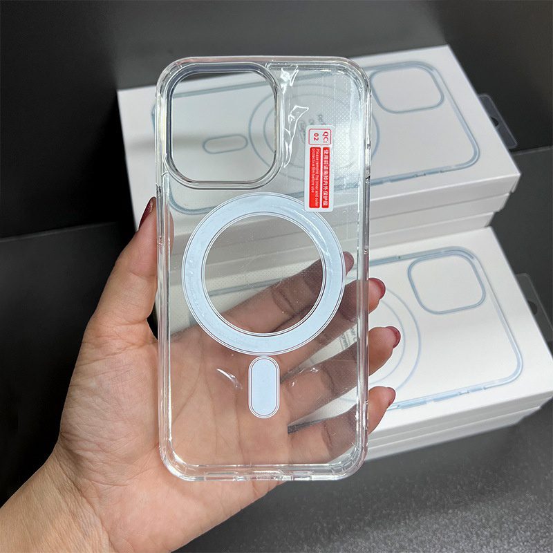 Transparent Acrylic Magsafe Case IP 15 — Clear