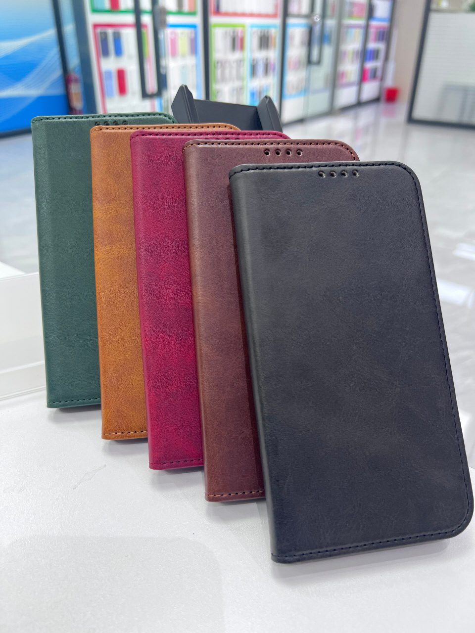 Leather Case SAM A37 Green