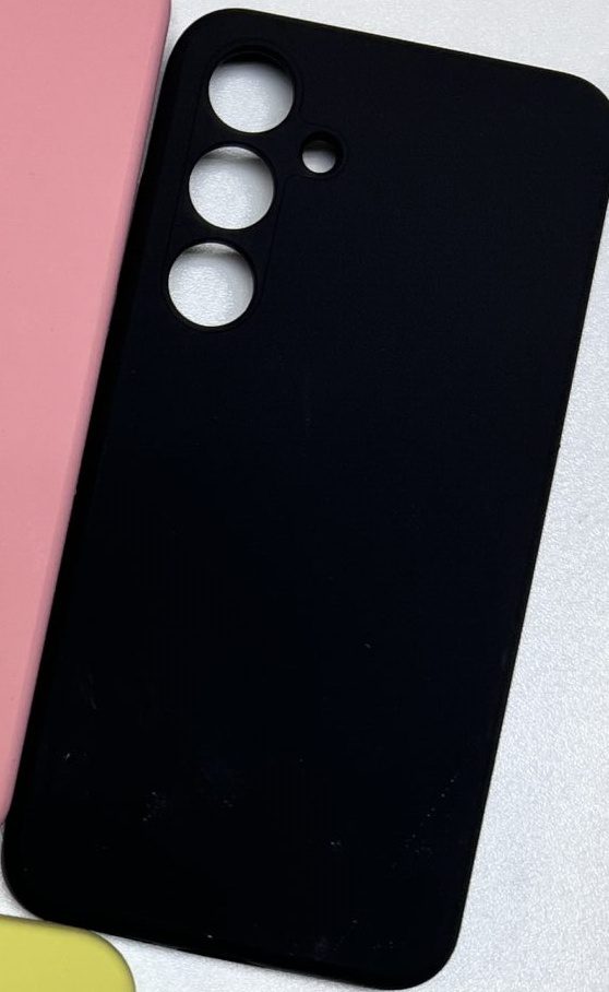 Silicone Case With Microfiber A55 Sand pink