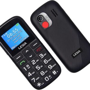 LESIA FEATURE PHONE EZ1 WITHOUT DESK CHARGER Black