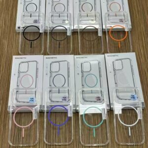 Сlear acrylic magsafe case IP 17 PM PURPLE