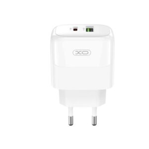 XO L138(EU) European Standard PD30W/QC18W (1USB-A+1USB-C) Fast Chargers White