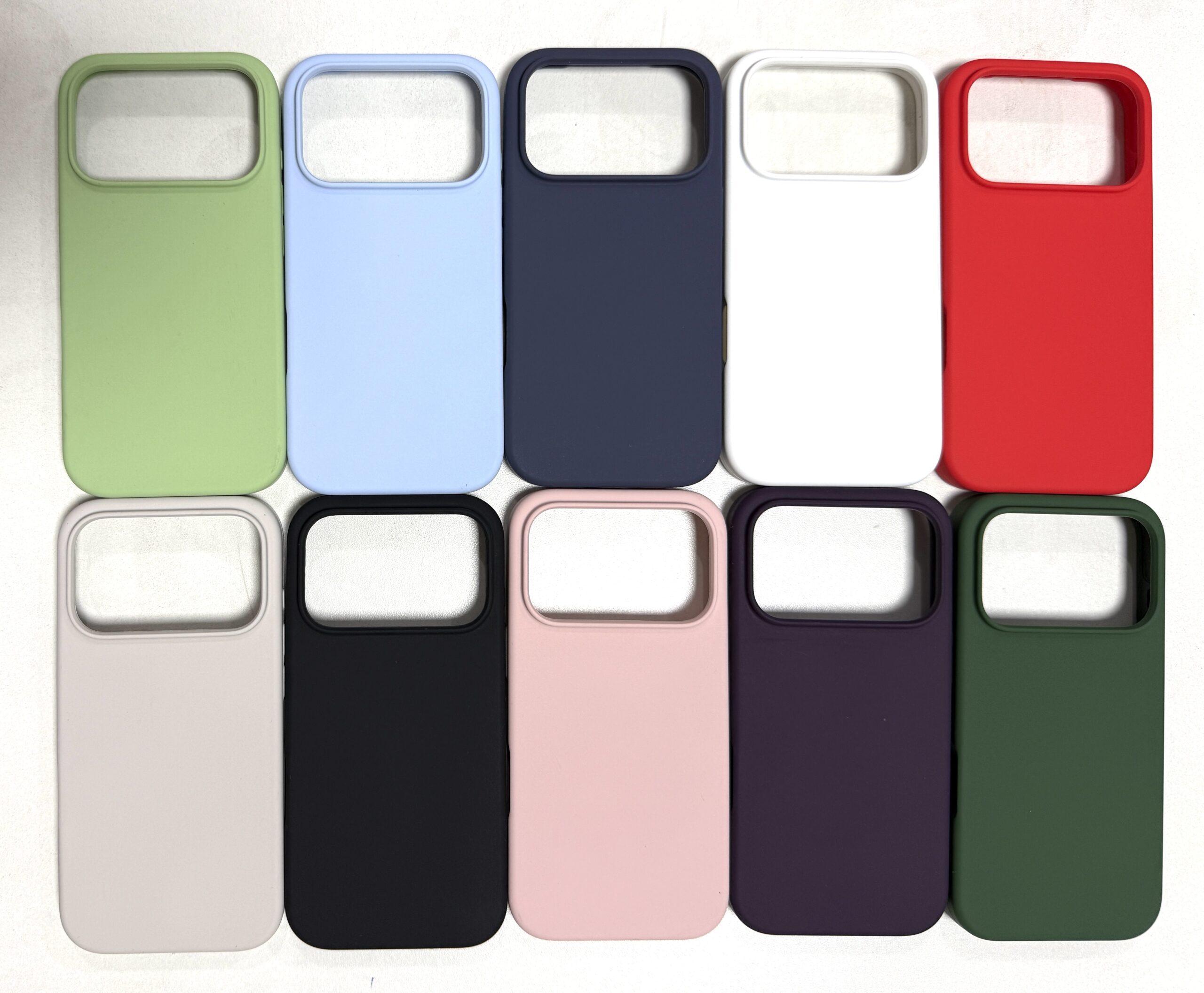 Silicone Case With Microfiber IP 17 PRO White