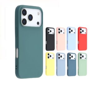 2.0MM TPU + Microfiber Case IP 17 PRO Grey purple