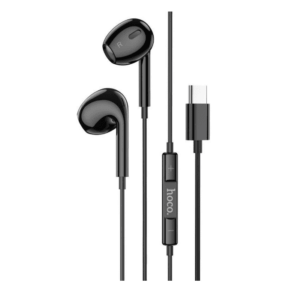 Hoco M101 Max Crystal grace Type-C wire-controled digital earphones with microphone black