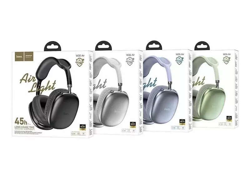 Hoco W35 Air Triumph BT headphones(App) black - imagine 2