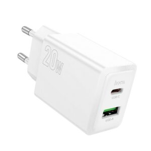 Hoco N69 Nuevo PD20W+QC3.0 charger(EU) white
