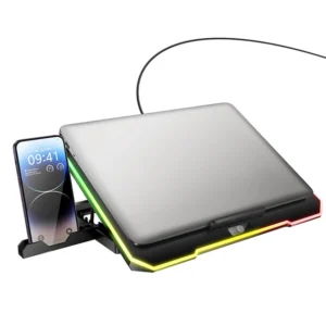 Hoco DH19 Cool RGB notebook cooling stand black