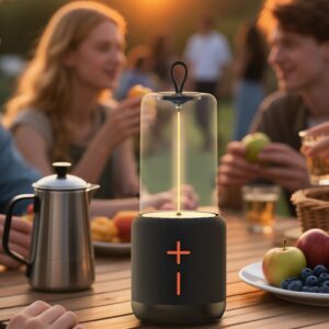 XO F73 Outdoor Camping Light Speaker black