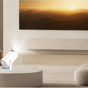 XO FF03 EU Android 720P Mini Projector with Stand (2.4+5G WIFI)