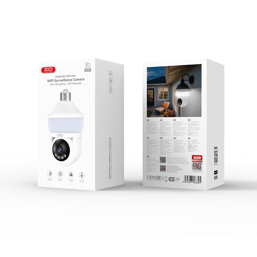 XO CR14 Pro Premium Edition Magic Bulb 500W Pixel Camera (no charger inside) White - imagine 2