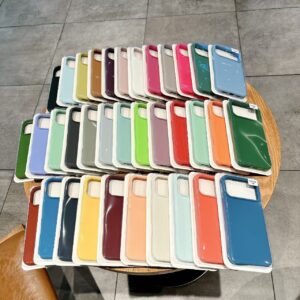 Silicone Case With Microfiber IP 17 AIR Blackish green