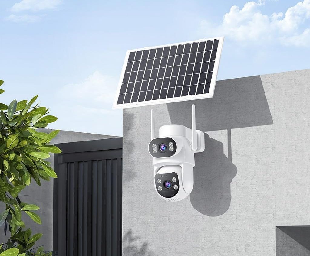 XO CR19 EU 4G AOV Solar-Powered Dual-Lens 4-Megapixel Outdoor Camera (no charger inside)