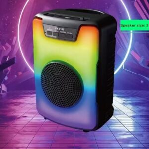 Kakusiga KK-3105 ANHE colorful lights wireless speaker Black