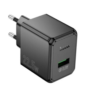 Hoco CS17A Wish single port 22.5W multi-protocol charger(EU) black