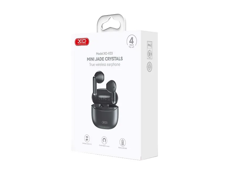 XO X33 Yu Jing TWS Bluetooth Headset Black - imagine 3