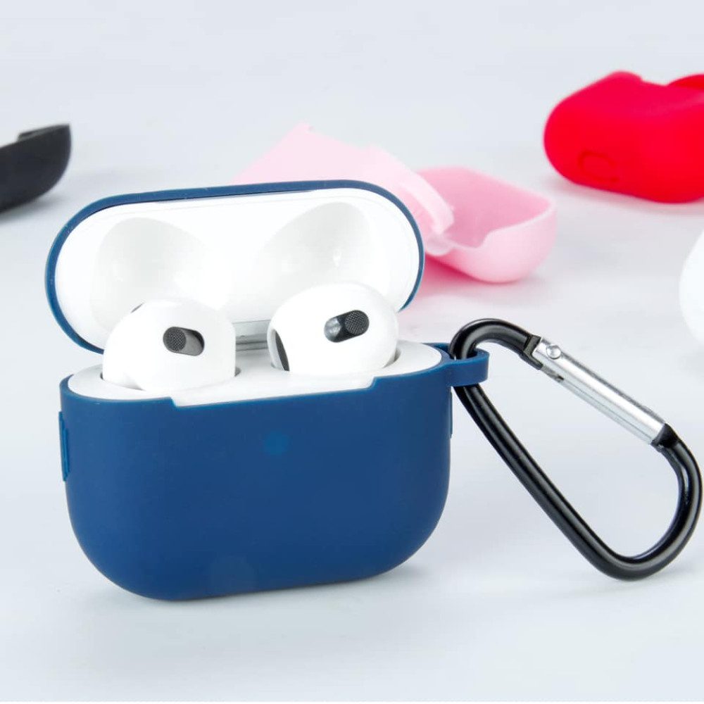 XO K15 Apple Airpods 3 silicon case (with hanger) Pink - imagine 4